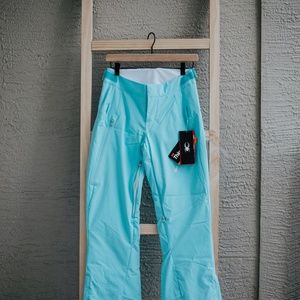 Baby Blue Spyder Snow Ski Pants Womans